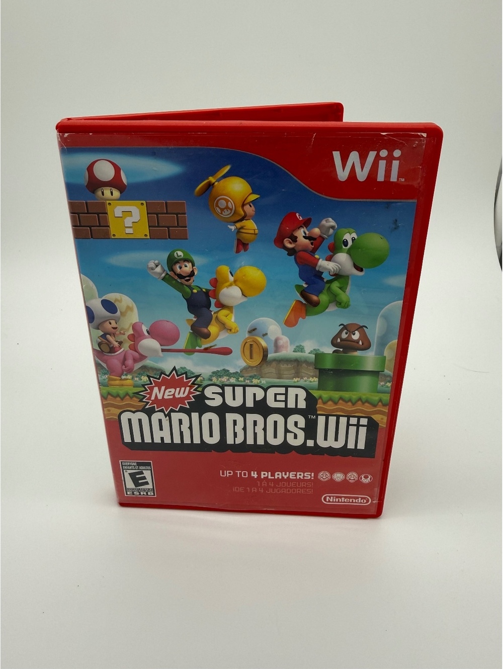 Super Mario Bros. Wii (Nintendo Wii, 2009) Red Case Edition -Tested